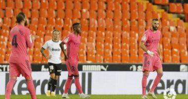 فالنسيا ضد ريال مدريد.. الخفافيش يخطفون الثاني في نهاية الشوط 2-1 "فيديو"