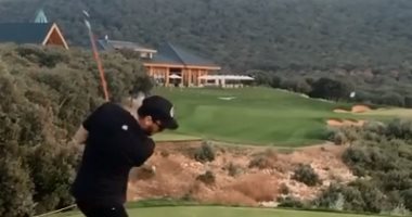 سعد لمجرد يكشف عن مهارته فى رياضة الجولف.. فيديو وصور