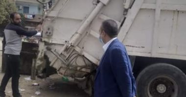 رئيس المنيا يتفقد شوارع المدينة ويحيل موظفا للتحقيق لتقصيره فى العمل .. صور