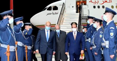 الرئيس السيسي يصل إلى العاصمة اليونانية أثينا فى زيارة رسمية