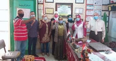 "إجراءات مواجهة كورونا" قافلة لجامعة المنوفية بمدرسة البتانون