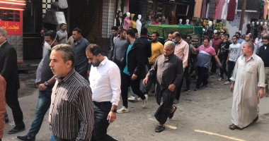 لحظة تشييع جثمان لاعب نادى الرواد بالشرقية بعد وفاته أثناء التدريب.. صور
