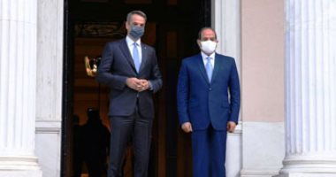 السيسي يعقد جلسة مباحثات مع رئيس الوزراء اليوناني كيرياكوس ميتسوتاكيس