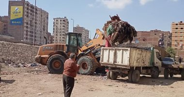 رفع 70 طن مخلفات بنفق الفكهانية وأبو زارع بالعمرانية وإشغالات بالطالبية