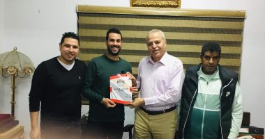 الإنتاج الحربي يتعاقد مع أحمد حسن مكي موسمين.. صور 