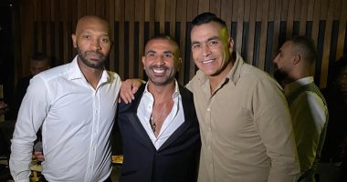 أحمد سعد يُحيى حفل خطوبة شاهندة الحضرى فى وجود الفهد الأسمر.. صور