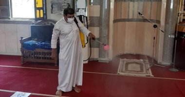 الأوقاف تواصل حملة تعقيم المساجد..وتؤكد: "مهبط الملائكة".. صور