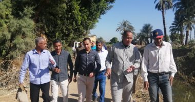 رئيس مدينة الطود يكشف تفاصيل العمل في مشروع تأهيل وتبطين الترع.. صور 