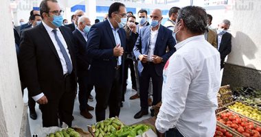 رئيس الوزراء يتفقد سوق الخضار الجديد ببورسعيد