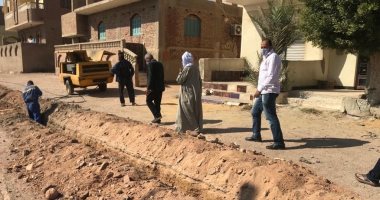 بدء توصيل خطوط الغاز الطبيعى لمنطقة الإيمان برأس غارب