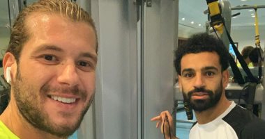 أحمد إمام فى صورة مع النجم محمد صلاح داخل الجيم: الملك والجوزاء