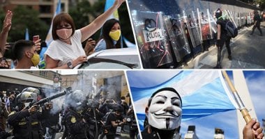 أمريكا اللاتينية على صفيح ساخن.. الاحتجاجات تعود رغم تفشى كورونا.. عشرات النساء يخرجن ضد العنف بالمكسيك.. مظاهرات فنزويلية بسبب تدهور التعليم.. مطالبات أرجنتينية باحترام الدستور.. والشرطة تقمع المتظاهرين ببيرو