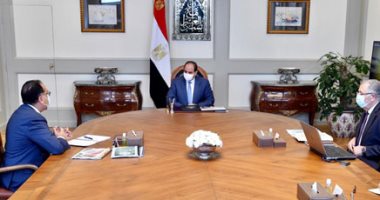 السيسى يطّلع على مشروع تنمية البيئة الصحراوية وتعزيز قدراتها بتمويل مليار و300 مليون جنيه ..الرئيس يوجه بتوسيع نطاق المشروع لسكان الصحراء الغربية.. الرئيس يستعرض تفاصيل الموقف الحالى لتطوير محطة الزهراء للخيول 