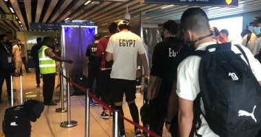شاهد وصول بعثة المنتخب الوطنى إلى توجو بعد رحلة الـ 6 ساعات