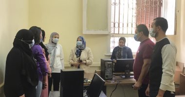 تدشين وحدة الخدمات الإلكترونية بكلية الخدمة الاجتماعية جامعة الفيوم.. صور