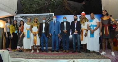 رئيس جامعة الأقصر يشهد حفل استقبال الطلاب الجدد بكلية الفنون الجميلة.. صور