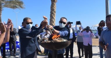سكرتير مساعد البحر الأحمر يطلق شعلة الأولمبياد الرياضى للمحافظات الحدودية