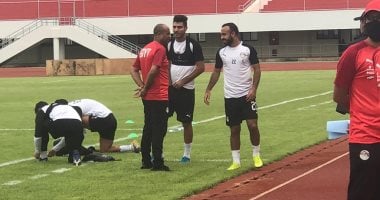 طارق مصطفى يظهر فى تدريب منتخب مصر بتوجو.. صور