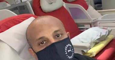 طارق مصطفى يغادر إلى توجو للحاق ببعثة منتخب مصر ويعلق: "يارب الفوز" 