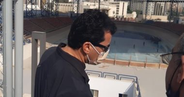 وزير الرياضة يتفقد أعمال تطوير الصالة المغطاة ومضمار الدراجات باستاد القاهرة
