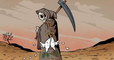 كاريكاتير صحيفة إماراتية.. شبح الحرب الأهلية يقوض السلام فى إثيوبيا