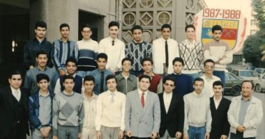 إدوارد فى صورة قديمة:" من ذكريات مدرستى" 