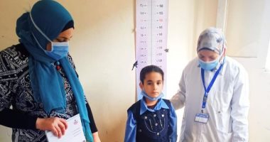 فحص 138 ألف طالب ضمن المبادرة الرئاسية لعلاج أمراض سوء التغذية بمدارس البحيرة