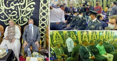 قدم حياته فداءً للوطن.. فحصل على جنازة مهيبة وعزاء حضره الكبير والصغير.. المئات يشاركون بعزاء الشهيد اللواء ياسر عصر بقرية مشتهر.. وفد مترو الأنفاق وشرطة النقل يقدمون التعازى للأسرة.. وأبناء القرية بين الصفوف
