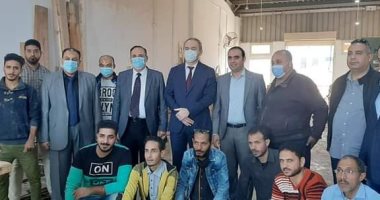سفير بلاروسيا يزور  مدينة دمياط للأثاث ويثنى عليها كأحد المشروعات القومية.. صور