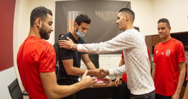 بدر بانون يظهر فى الأهلي للانتظام فى التدريبات الجماعية للفريق