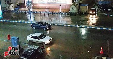 أمطار خفيفة بشكل متقطع على مطروح والساحل الشمالى .. فيديو وصور 