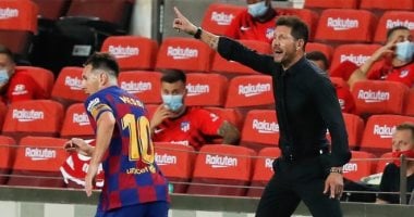 أزمة تطارد سيميونى قبل كل قمة أتلتيكو مدريد ضد برشلونة بالدوري الإسباني