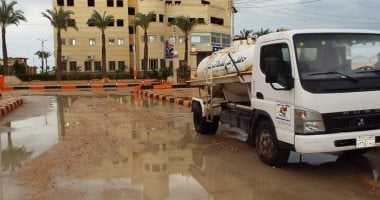 هطول أمطار متوسطة على عدد من مدن محافظة كفر الشيخ.. صور 