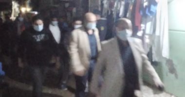محافظ بنى سويف ينتقل برفقة لجنة مختصة لمعاينة واقعة انهيار عقار بعزبة بلبل