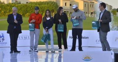 الشافعي وجيونج وسكريلو أبطال منافسات بطولة "مدينتي" المفتوحة للجولف