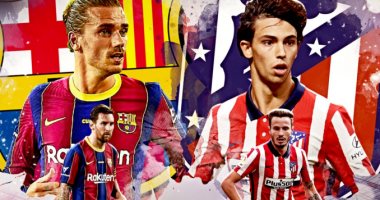 التشكيل الرسمى لقمة أتلتيكو مدريد ضد برشلونة بالدوري الإسباني 