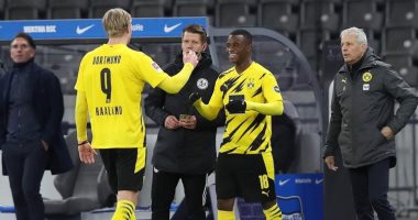 الواعد موكوكو موهبة دورتموند أصغر لاعب في تاريخ الدوري الألماني
