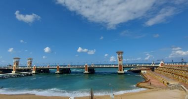 استقرار حالة الطقس وسطوع الشمس وسيولة مرورية بالإسكندرية .. فيديو لايف