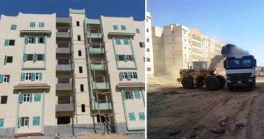 مشروعات إسكان لأهالى أسوان.. المحافظ يكشف عن مشروع الـ120 عمارة لاستيعاب 15 ألف نسمة.. 23 عمارة تضم 552 وحدة سكنية جاهزة للسكن فى حى العقاد.. و تسليم 12 عمارة تضم 288 وحدة سكنية خلال أسبوعين.. صور