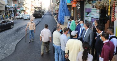 محافظ المنوفية يتفقد أعمال رصف ورفع كفاءة شارع سعد زغلول وعاطف السادات.. صور