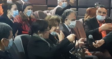 سميحة أيوب تروى قصة الحب والزواج من محمود مرسى فى صالون مديحة حمدى الثقافى