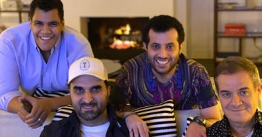 تركى أل الشيخ فى أحدث ظهور مع حمادة إسماعيل بنيويورك