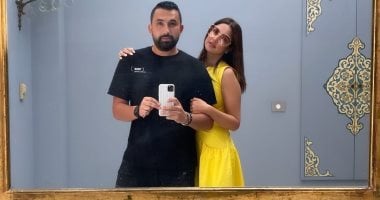 رسائل حب بين درة وزوجها هاني سعد فى أحدث ظهور لهما.. صور