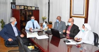 هيئة المساحة تناقش الموقف التنفيذى لمشروع حصر أملاك الدولة بعدد من المحافظات