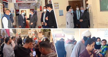 طوابير الصعايدة تغزو لجان الإعادة بمجلس النواب.. رئيس لجنة يخرج لمساعدة مسن على الإداء بصوته بالمنشأة بسوهاج.. والسيدات يتصدرن المشهد بأسيوط.. إجراءات احترازية مشددة والأمن يساعد ذوى الهمم على الاقتراع.. صور