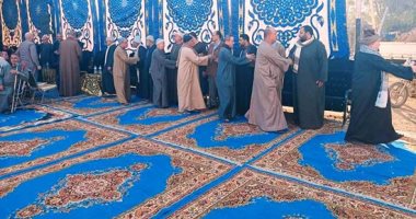 قرية شما تتلقى العزاء فى العليمى بعد 4 سنوات من قتله ونفاذ حكم الإعدام فى المتهم