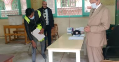 العليا للانتخابات تطهر لجنة محمد كريم بالإسكندرية لمواجهة كورونا.. صور