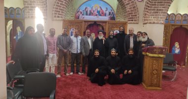 دير الفاخورى بالأقصر يستقبل وفدا من الآثار الإسلامية والقبطية لمتابعة أعمال الترميم