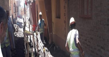 حياة كريمة ببنى سويف.. مجمع خدمة وتوصيل شبكات الصرف الصحي بقرية بنى عدى