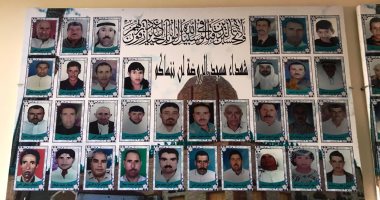 شهداء مجزرة الروضة فى القلب بالذكرى الثالثة للحادث.. شعراء يوثقون لحظات الجريمة.. لوحات على جدران المدارس لتخليد ذكراهم.. وفن التطريز البدوى يبدع فى إبراز بشاعة الإرهابين قتلة المصلين.. صور
